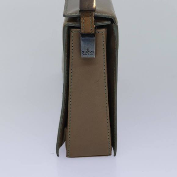 GUCCI Hand Bag Leather Brown Auth bs16079 - Picture 4 of 16